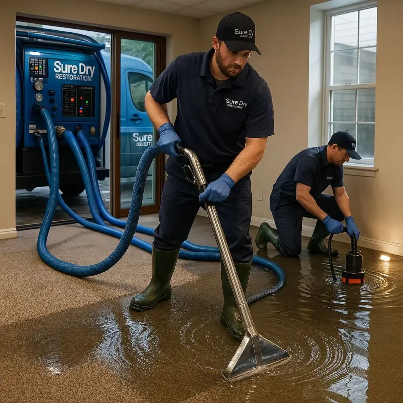 Water Extraction and Removal process in South Pasadena, FL